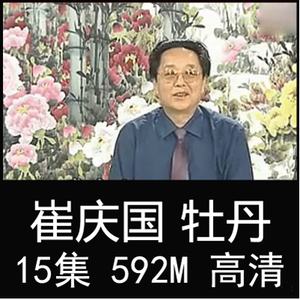 崔庆国国画写意牡丹视频讲座