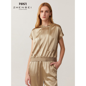 珍贝桑蚕丝上衣