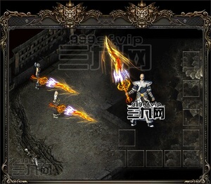 传奇武器装备 冰雪 复古 一体 金蛇剑 武器素材 png - fw230