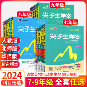 2024尖子生学案七年级八年级九年级下册上册语文数学英语物理化学政治历史生物地理全套人教初中初一二三同步教材解读辅导教辅资料