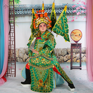 小崔卖戏装淘宝戏曲女靠京剧武旦刀马旦戏剧服装古装舞台演出服武将