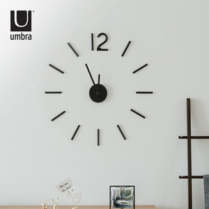 umbra 北欧客厅挂钟装饰时钟表挂墙创意时尚现代简约家用轻奢潮流