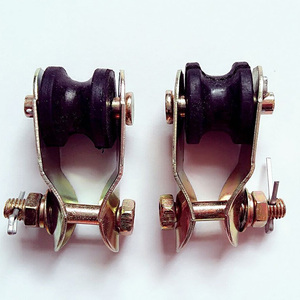 新家用客厅工业学校电风扇吊扇配件吊杆安装组件滑轮吊夹结构橡品