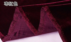 新品韩国进口高档弹力纯色金丝绒服装布料 连衣裙套装卫衣真丝绒