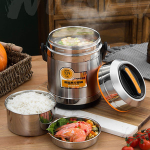 分隔型便当包包温泄气阀饭壶携带保温饭盒12小时学生高档便携