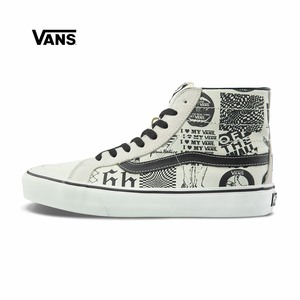 vans范斯官方 白色涂鸦侧边条纹男鞋女鞋sk8-hi高帮板鞋运动鞋