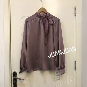 女装 女式衬衫 熙雨韩立领衬衫女