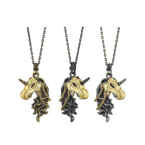 新衣城 solo royal mask unicorn 皇家面具独角兽潮牌坠链项链