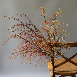 我叫小兜11淘宝仿真竹叶插花竹枝垂柳客厅装饰柳树柳枝柳叶柳条枝