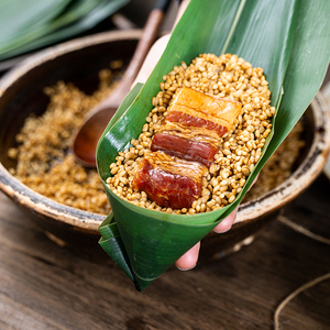 肉粽鲜肉大粽子手工散装私房嘉兴代餐速食粽叶棕子端午礼盒260g
