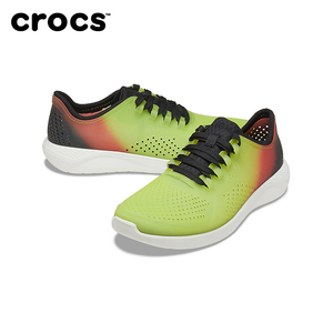 crocs男鞋 卡骆驰literide徒步拼色系带鞋休闲鞋|206557