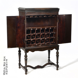 00集骅s4淘宝老家具 海派家具 老上海柚木中古家具 电视柜长条边柜