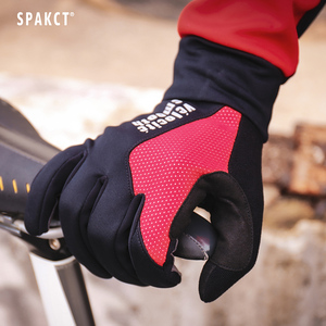 名字红了淘宝spakct思帕客秋冬骑行手套男女公路自行车长指单车全指