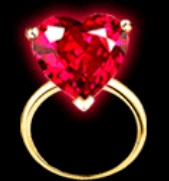 劲舞团红瑶心落 情侣戒指新款动态情侣戒指永久现货秒