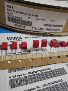 威马 WIMA 1UF 63V 105 63V 全新 原装德国威马/威玛 MKS-2,P5