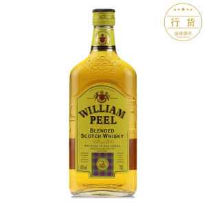 威廉彼乐苏格兰调配威士忌 william peel 英国原装进口洋酒 700ml
