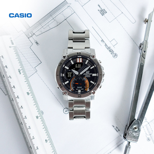 casio旗舰店ecb-20系列男士商务手表卡西欧官网edifice官方正品