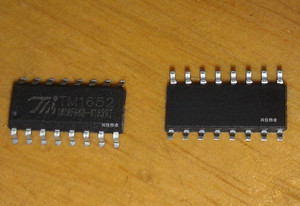 全新 TM1652 贴片SOP16 7段X6位 LED数码管驱动芯片IC 单线通讯