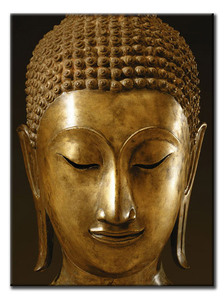 手绘油画装饰画画芯菩萨佛头佛像唐卡密宗挂像招财富贵fz156