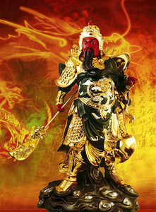 画像挂像挂像招财镇宅瓷砖画挂画贴画武财神爷到门神关公舞刀滇南