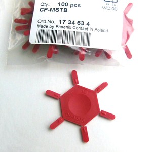 CP-MSTB PHOENIX品牌端子座插头配件 红色塑胶固定件按键 1734634