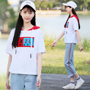 12大童13初中学生14少女夏装15休闲运动套装16岁女孩短袖两件套潮