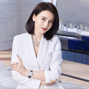 高圆圆同款小个子洋气白色西服外套职业通勤修身西装套装两件套女