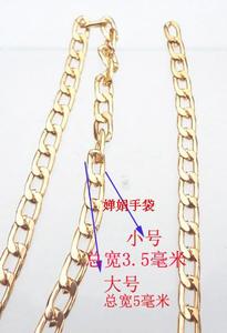 超小微型迷你小锁链项链金色项链高质量饰品配件进口镀金链扁链条