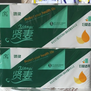 新品直销贤妻卫生纸家用卫生纸1提10卷干湿两用不掉屑家庭实惠装