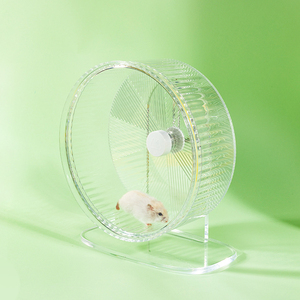 仓鼠跑轮超静音支架22cm金丝熊跑步专用解闷玩具造景家具用品大全