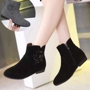 休闲靴子2019春女