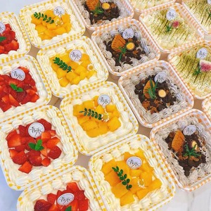 提拉米苏盒子千层慕斯蛋糕盒一次性野餐甜品蛋糕打包盒蛋糕卷包装