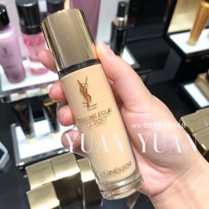 ysl圣罗兰超模聚焦光感粉底液30ml新版spf22光泽轻薄遮瑕杨树林