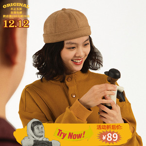 地痞帽男女地主帽女潮复古acap男潮嘻哈雅痞帽痞子帽瓜皮帽寸头帽