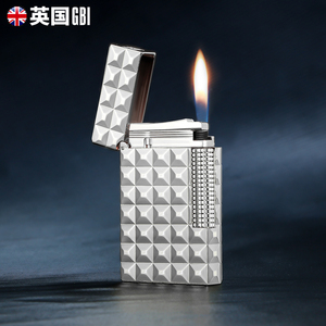 英国gbi大船高档朗声充气打火机送男友礼品高级火机高端纯铜正品
