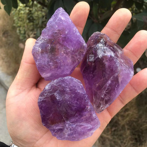 天然紫黄晶水晶原矿石毛料大块练手雕刻材料标本原石摆件装饰礼物