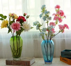 仿真花简约台面花瓶假花套装摆件现代家居客厅摆设樱花绢花花束
