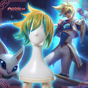 诺琪 英雄联盟 星之守护者ez 魔法少女系列 伊泽瑞尔 cosplay假发