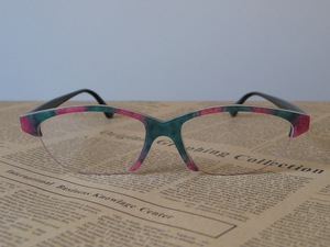 德国霍夫曼/Hoffmann印度水牛角NaturHorn-Seide半框女士眼镜架