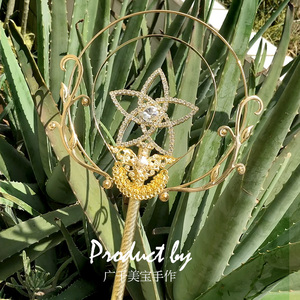 广千美少女巴洛克风权杖魔法棒手杖儿童公主生日lolita婚礼物道具