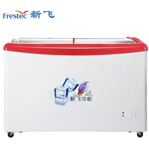 frestech/新飞323升冰柜家用商用冷藏冷冻转换一级能效雪糕展示柜