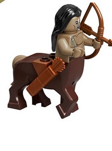 2020 lego乐高哈利波特人仔杀肉人头马 半人马配件武器 75967