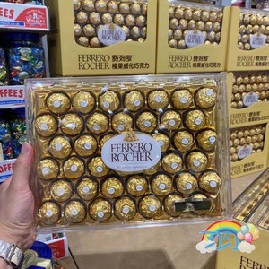 上海山姆代购 费列罗榛果威化巧克力礼盒42粒/525g酥脆威化碎榛果