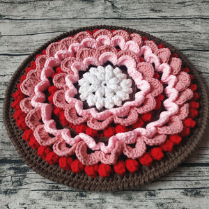 钩针编织教程 毛线编织钩编书 坐垫椅垫编织花样大全 手工编织各种