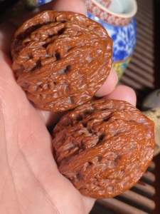 文玩核桃41老款麦穗虎头麦虎堂上虎头野生原树把玩麻核桃包浆包邮