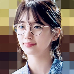 2021新款卡琳秀智同款小圆框复古纯钛眼镜框防蓝光素颜眼镜网红款