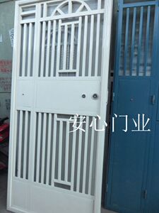 定做北京销售防盗门钢质进户门上下通风门铁栅栏门免费测量安装