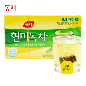 韩国原装进口东西玄米绿茶 韩国绿茶清茶玄米茶 袋泡茶盒装袋泡茶