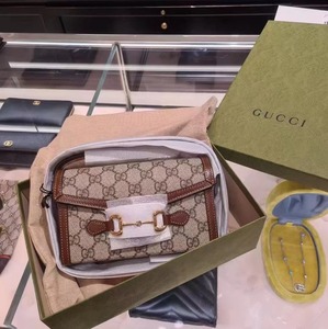 【现货】Gucci古驰 1955mini斜挎包横板手机包盒子包新款单肩女包