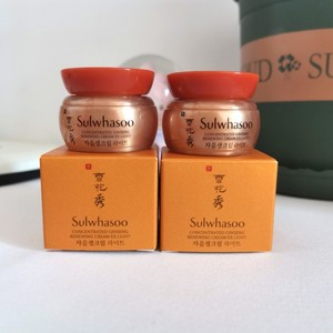 雪花秀滋盈生人参焕颜修护面霜盈润型5ml中小样旅行装保湿抗皱u先